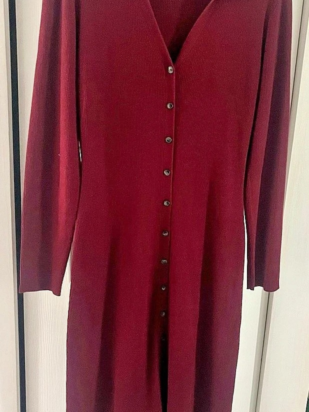 The Normal Brand Ribbed Maxi Dress in Burgundy Size XL NWOT